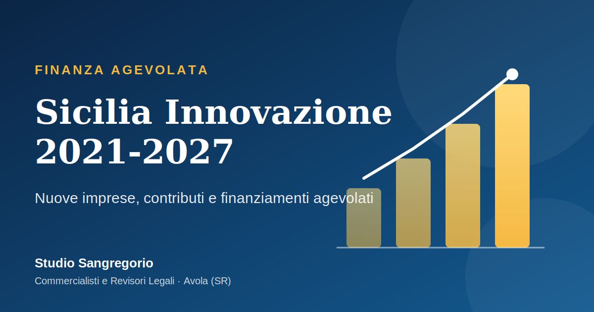 Bando Sicilia Innovazione 2021-2027: come prepararsi con un partner che i bandi regionali li ha già gestiti
